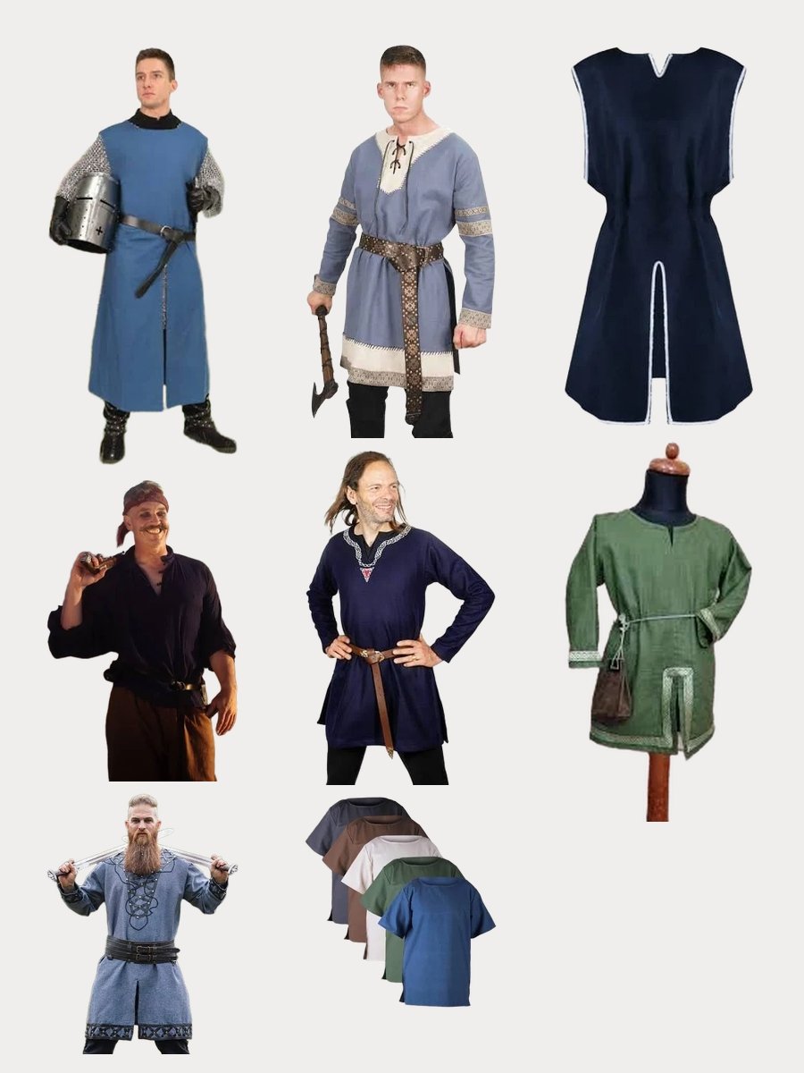 Conquer Fashion with the Bold Blue Knight Tunic