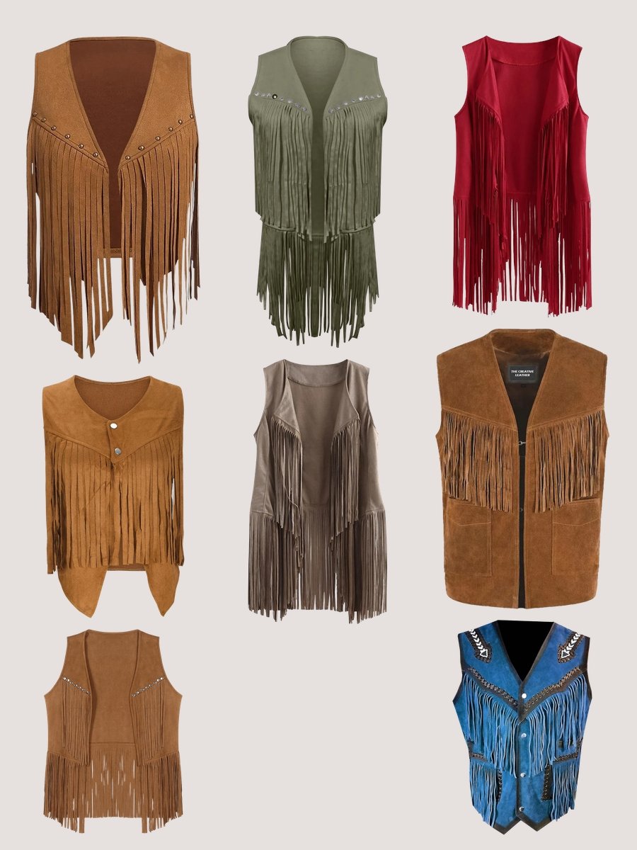 Hippie Vest Chic: The Fringe Suede Phenomenon