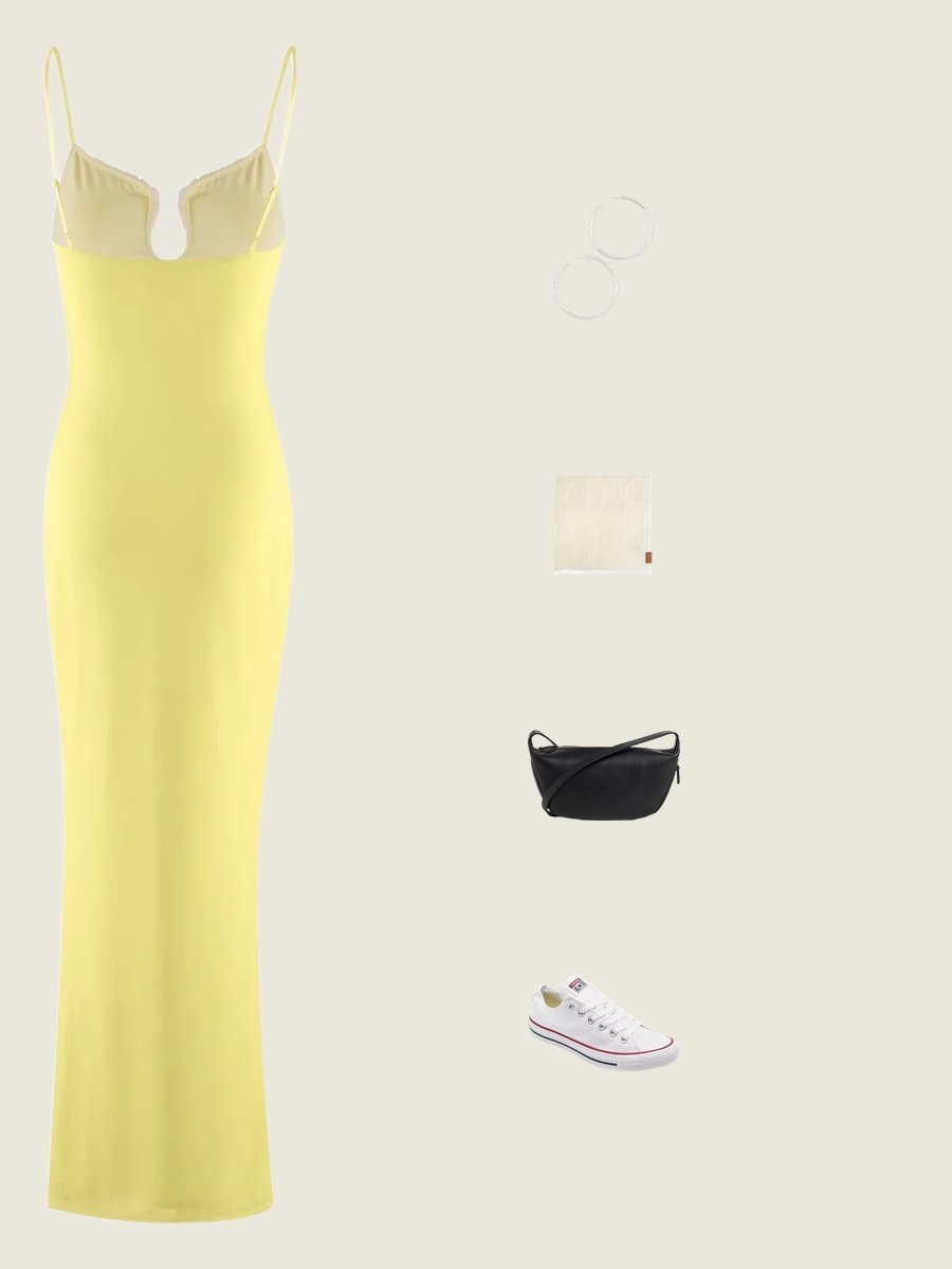 What Color Shoes Wow with a Yellow Dress?