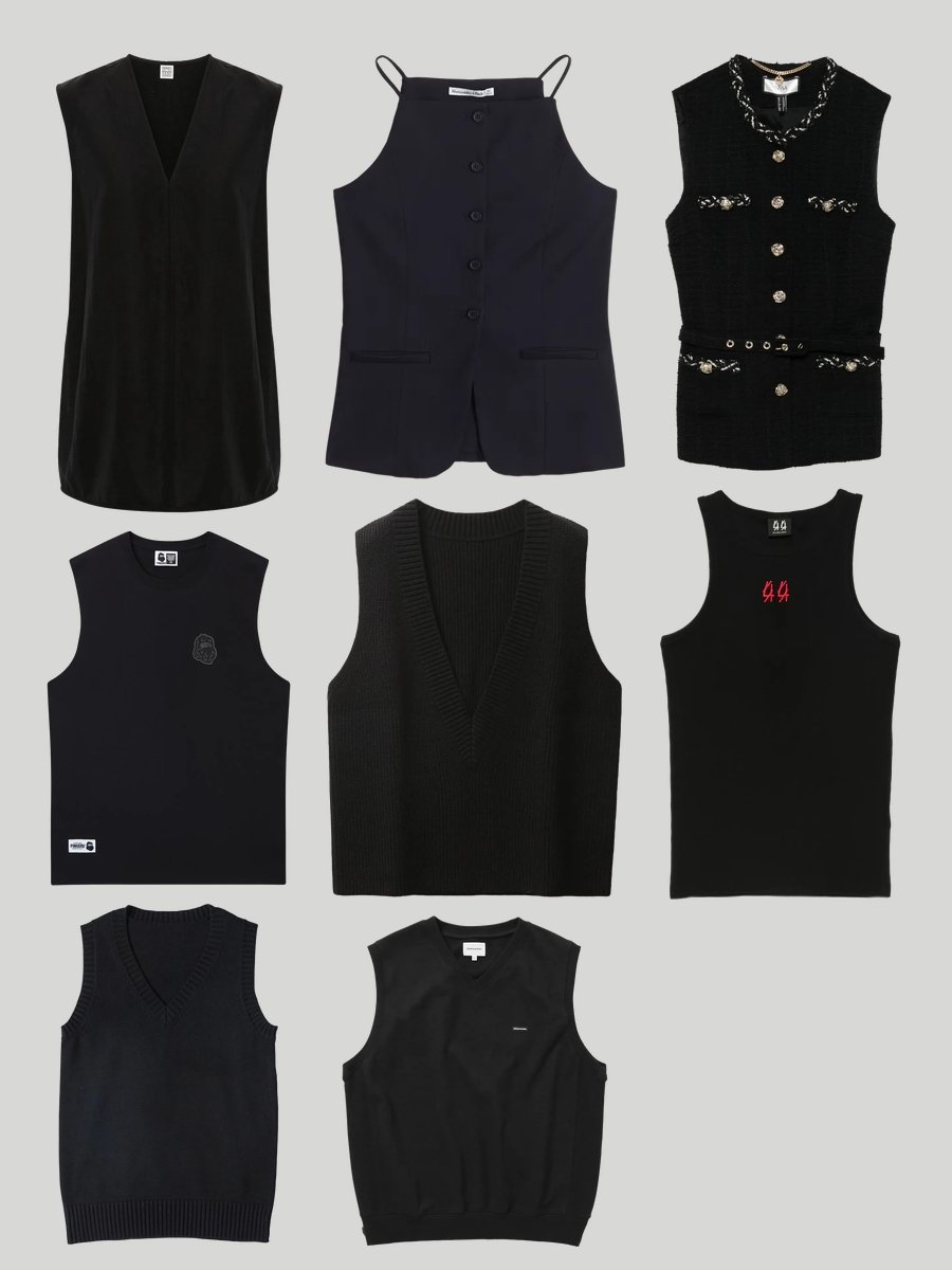 Unveil Your Style: The Black High Neck Vest