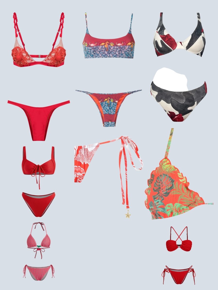 Alyssa Milano Bikini: Dive Into Timeless Red Floral Elegance