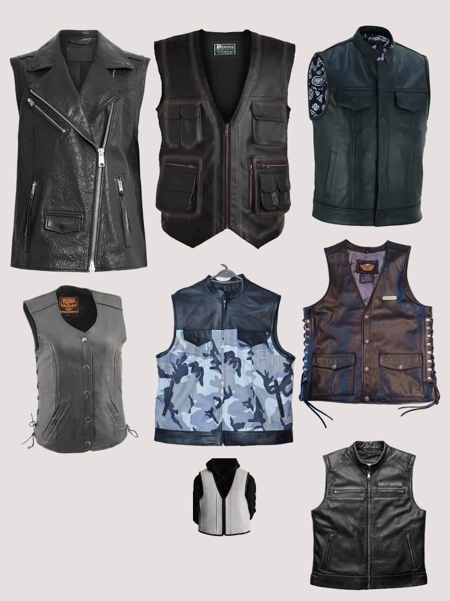 Unleash Your Edge with the Leather Biker Vest