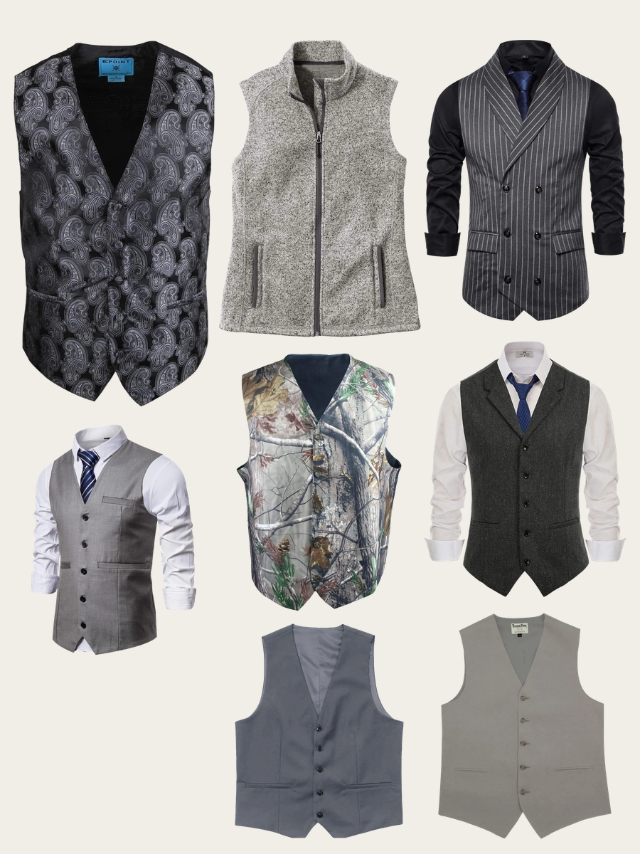 Gray Vest Glam: Elevate Your Style Instantly