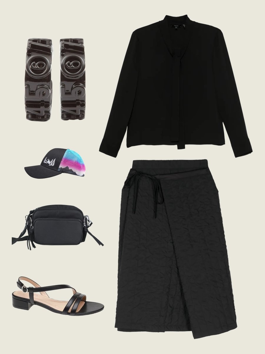 Black Pyramid Outfit: Chic Meets Edgy Elegance