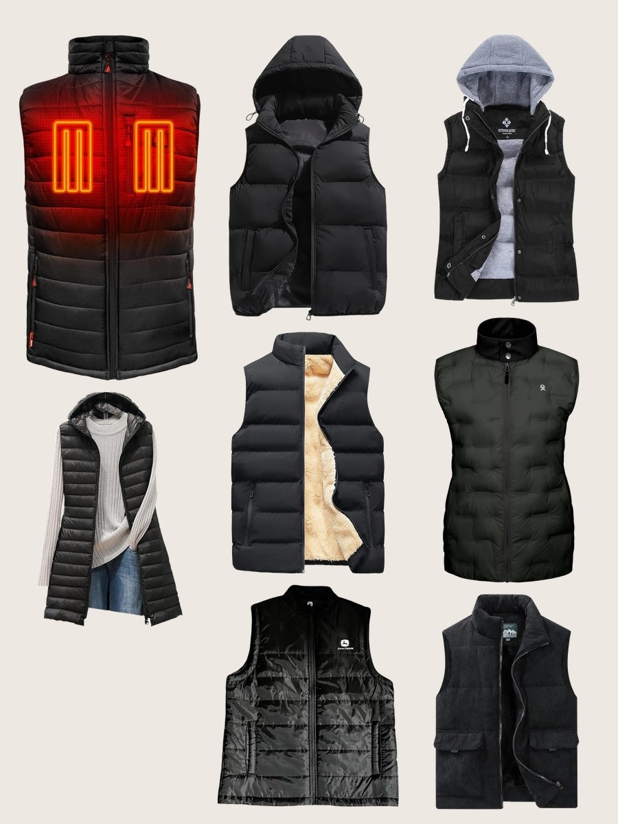 Ez On Vest: Trendy Takes with a Black Puffer Twist