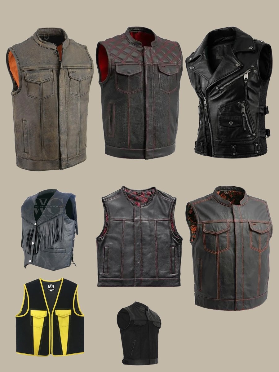 Rock On: Leather Vest Motorcycle Style Unleashed!