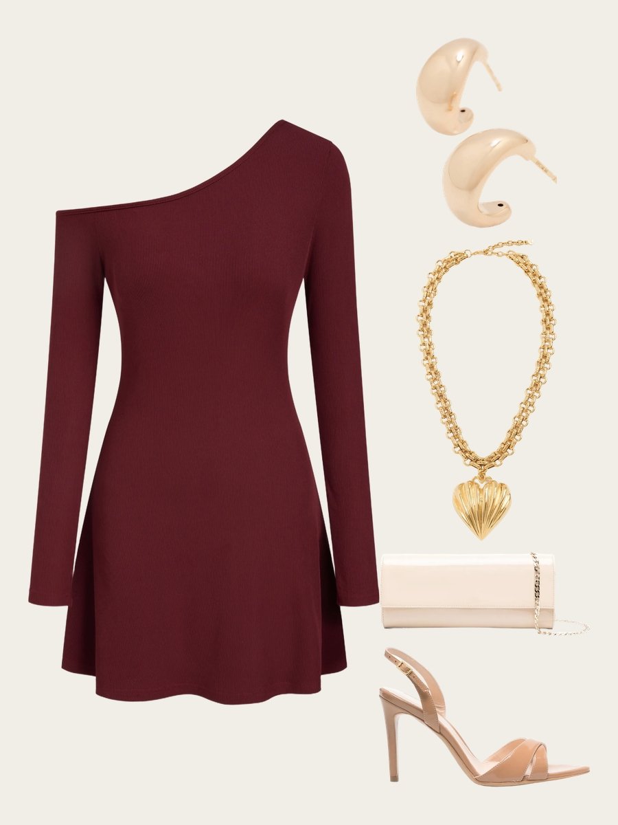 Burgundy Dress: Perfect Shoe Match Unveiled!