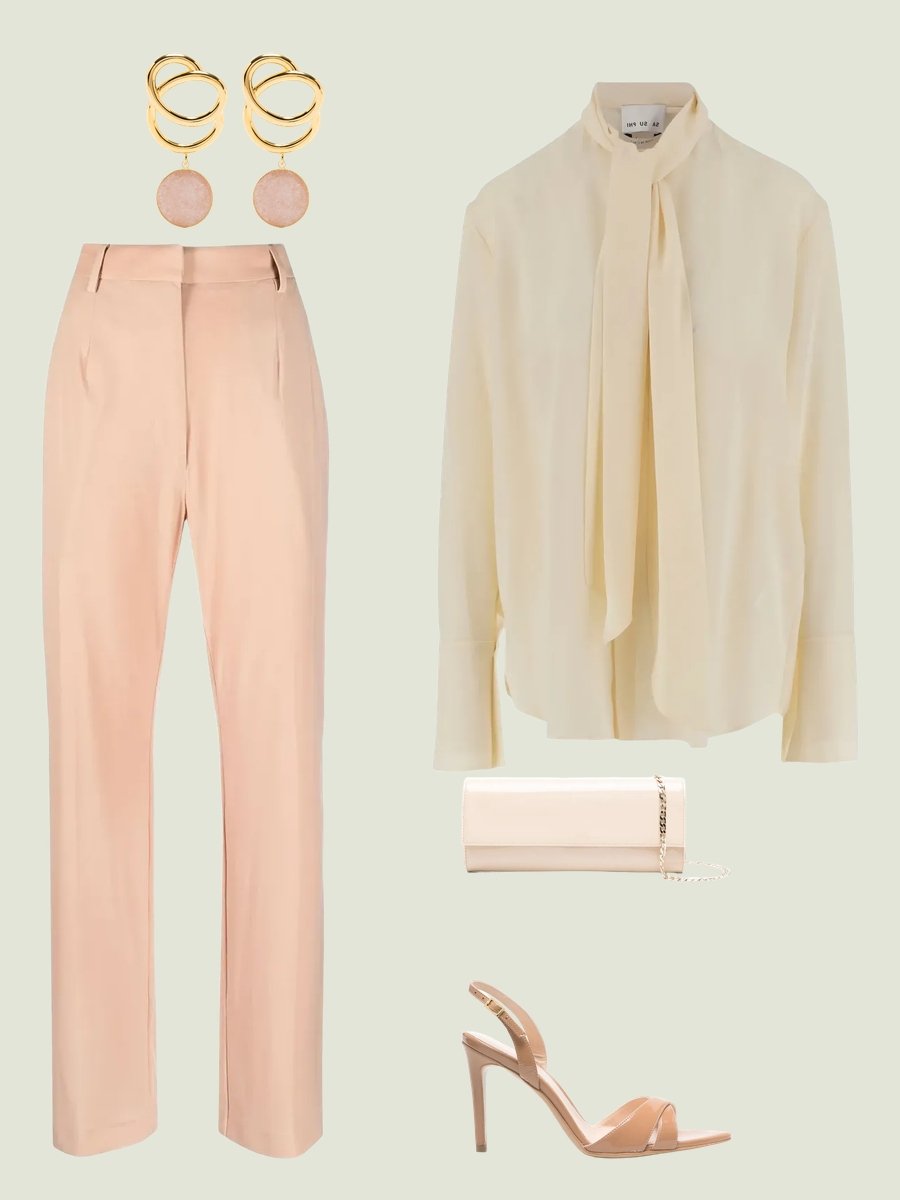 Nude Runway Fashion: Chic and Sophisticated Ensemble