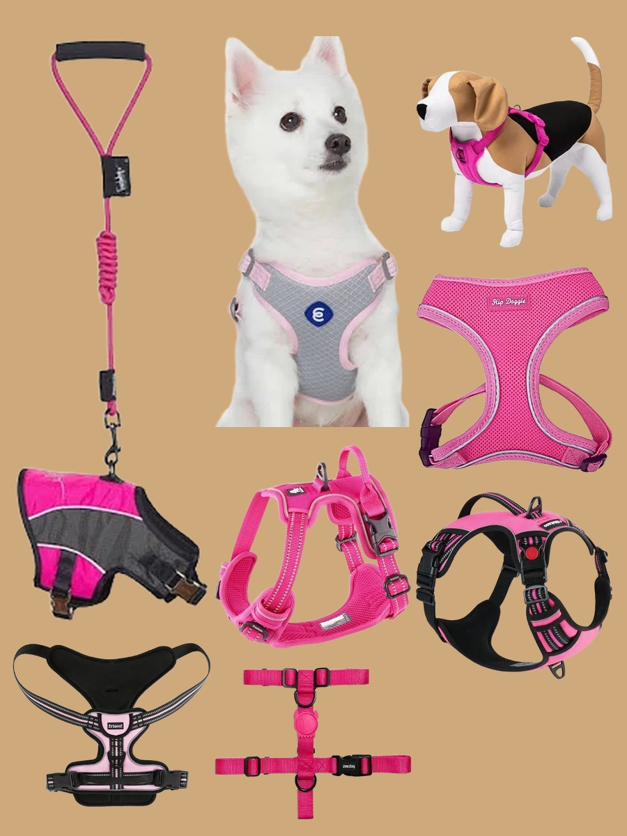 Dog Harness Vests: Pink Fashion for Your Pup!