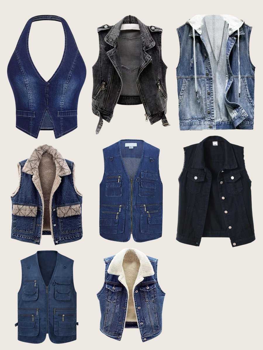 Fitted Denim Vest: A Chic Wardrobe Staple