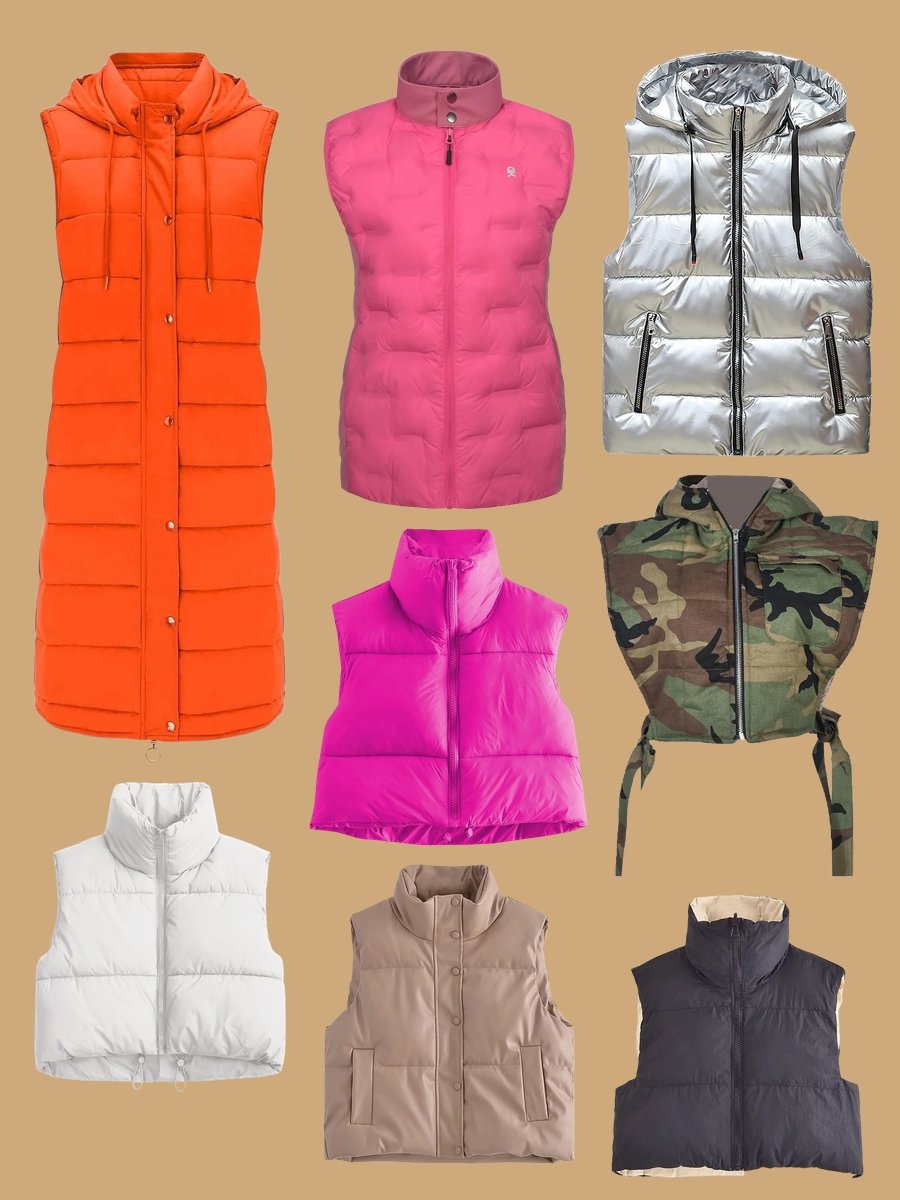 Floral Puffer Vest: Bloom into Style this Season!