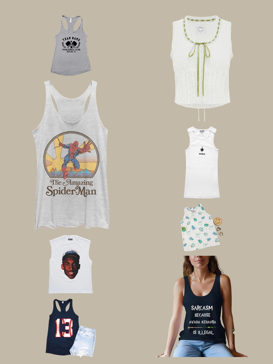 White Tank Tops: The Ultimate Styling Muse