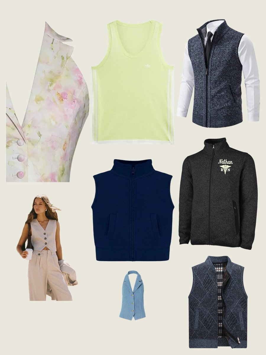 Patterned Vest Magic: Unraveling Floral Knit Charm