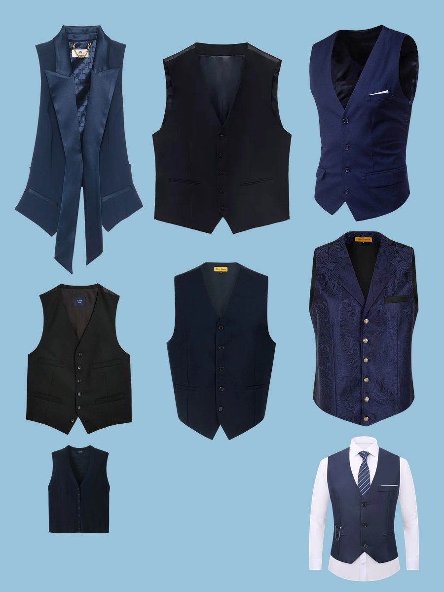 Big and Tall Dress Vests: Rocking the Navy Blue Look