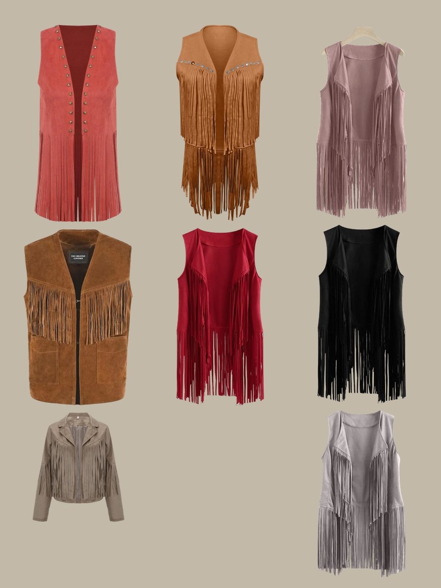 Old Western Style Vests: Fringe Flair and Timeless Style
