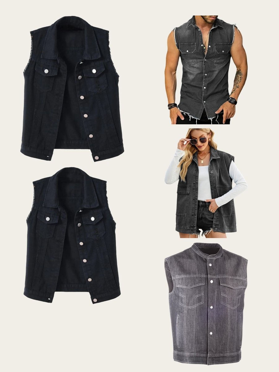 Black Jean Vest Mens: Ultimate Style Guide