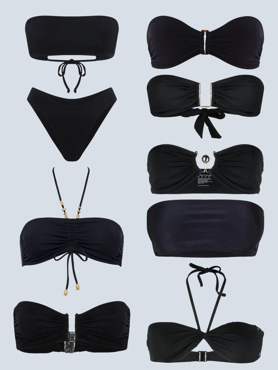 Black Bandeau Bikini Top: Your Summer Must-Have