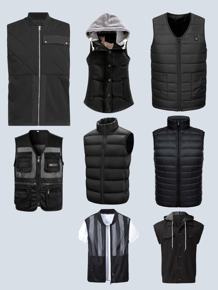 Unleash Your Edge with a Black Bomber Vest!