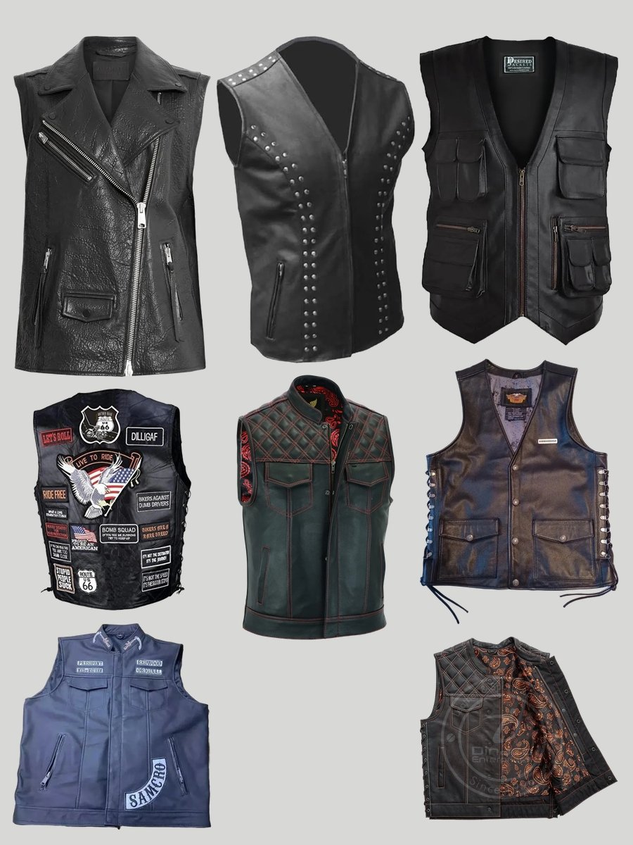 Biker Vest Leather: Rev Up Your Style with Edge