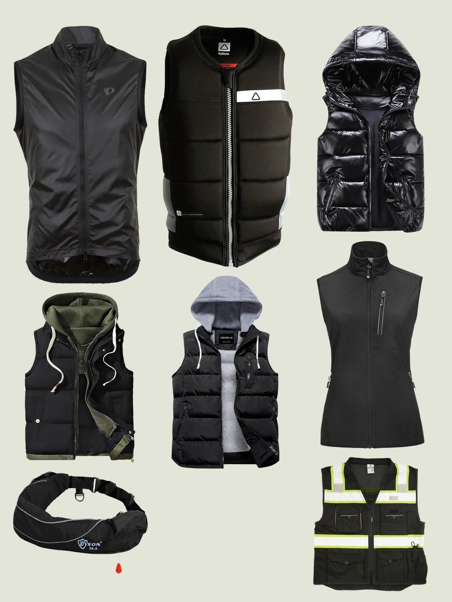 Rock Your Look with a Black Airbag Vest