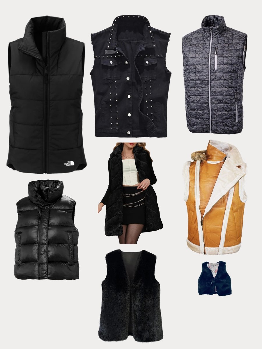 Unlock Chic with a Black Artificial Fur Vest