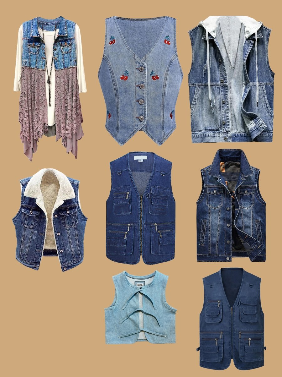 Oversized Denim Vest Style Magic You Can't Ignore