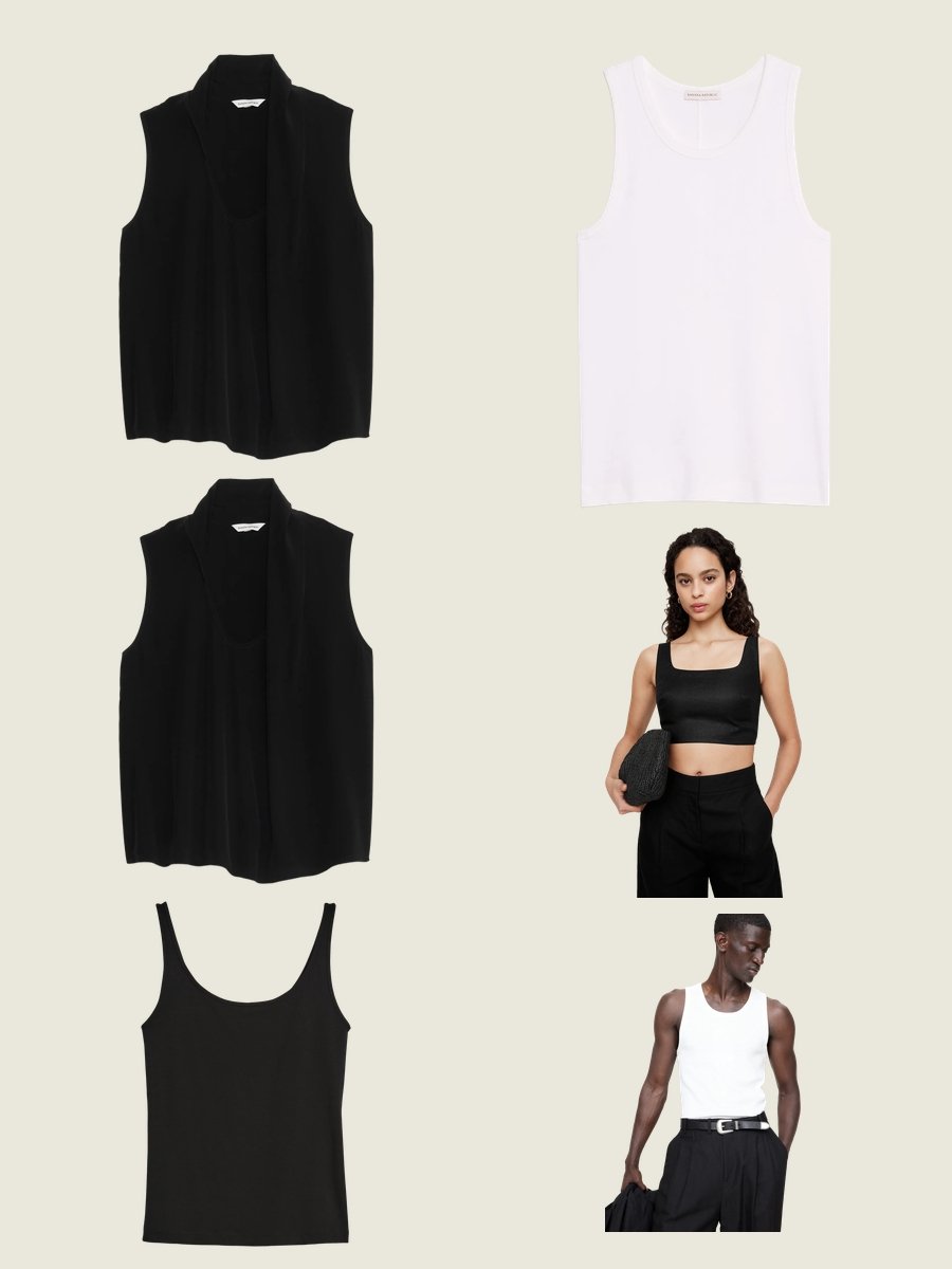 Discover Trendy Banana Republic Tank Tops