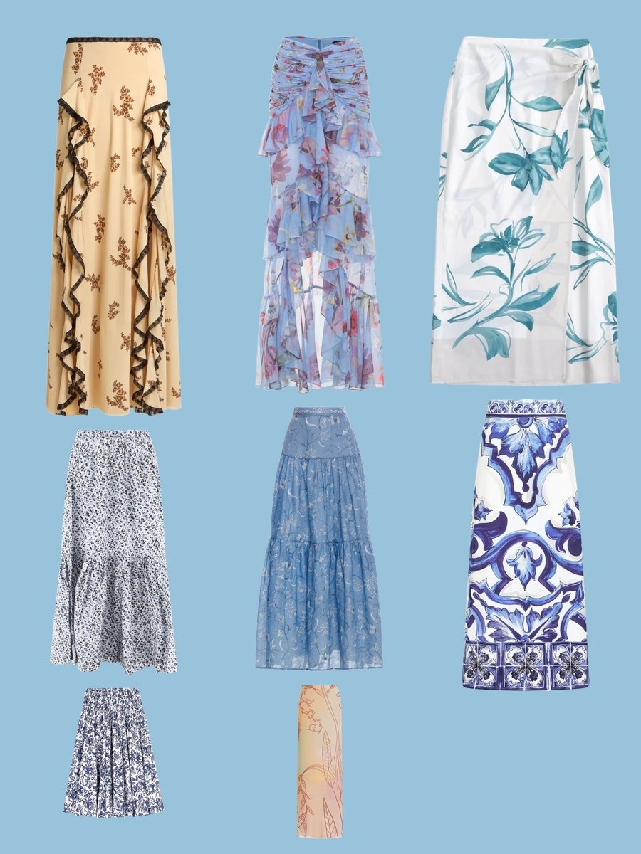 Plus Size Maxi Skirt Magic: The Floral Revolution