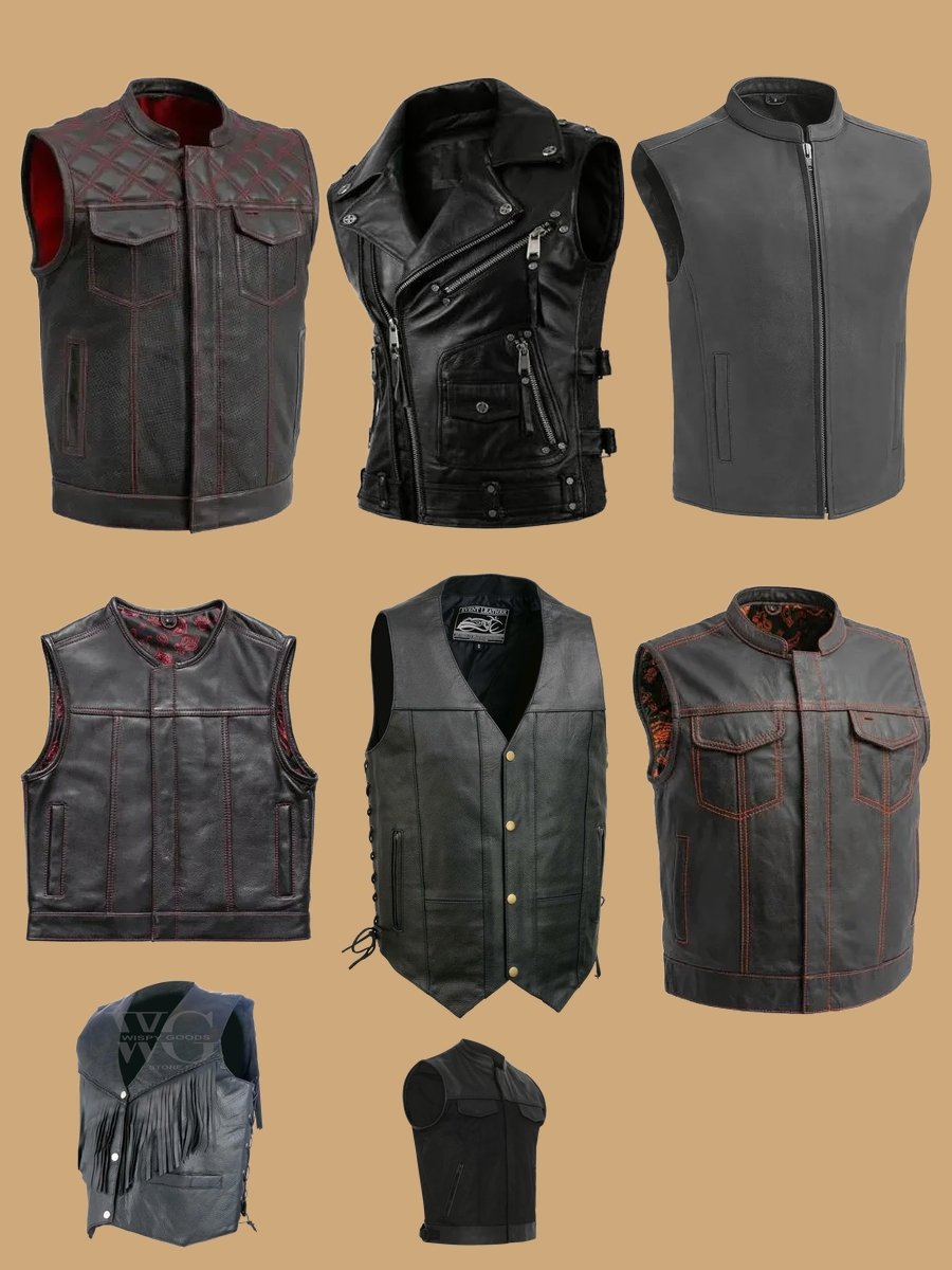 Biker Motorcycle Vest: Bold Style Statement