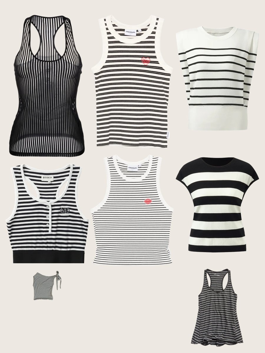 Chic Ways to Wear a Black and White Tank Top
