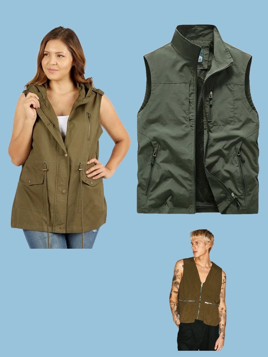 Unleash the Chic: Mastering Olive Green Cargo Vests