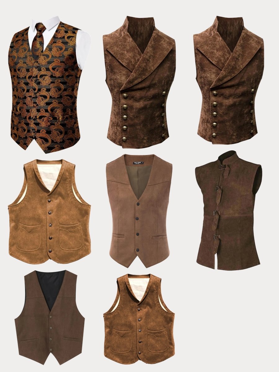 Mens Western Vests: Style with a Suede Twist