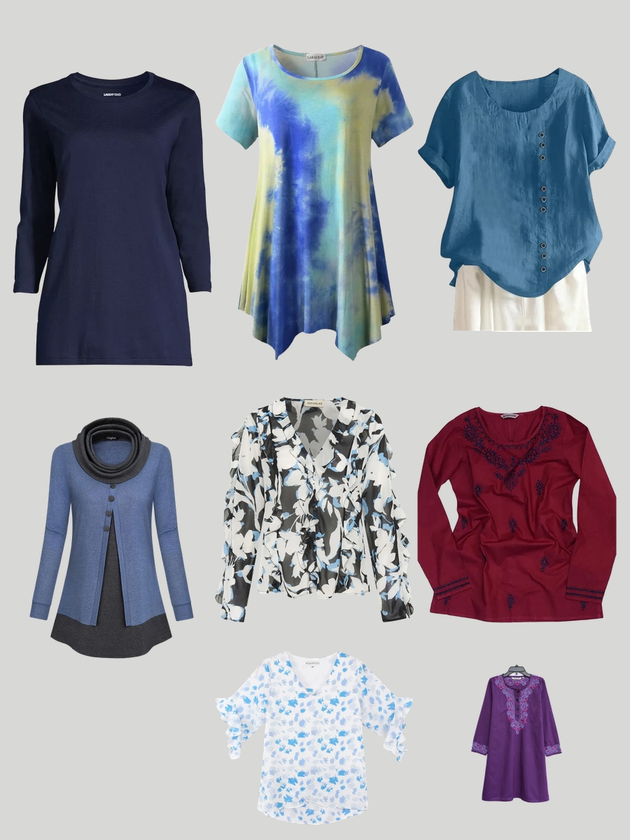 Unveil Chic with the Blue Button Down Tunic