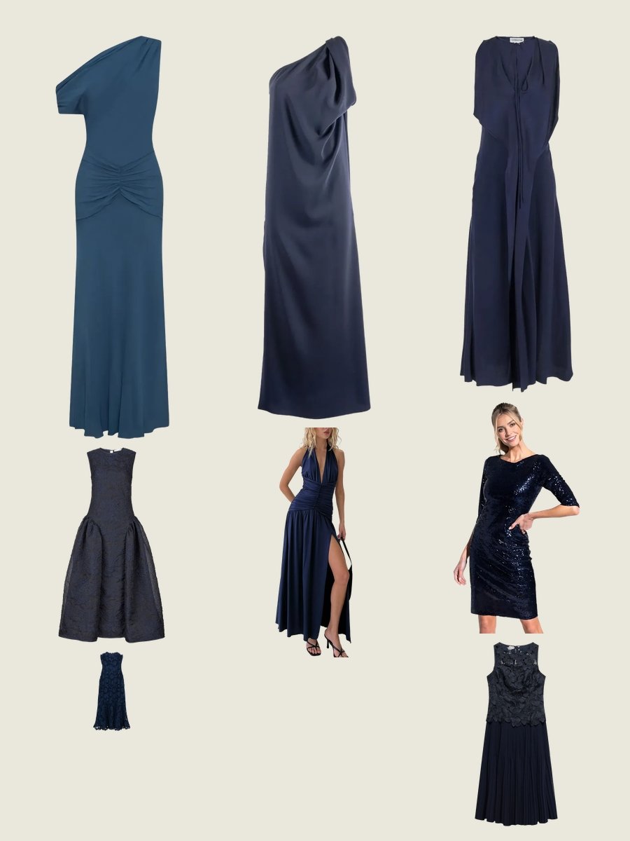 Discover Amazon Vestidos Elegantes: Navy Dress Edition