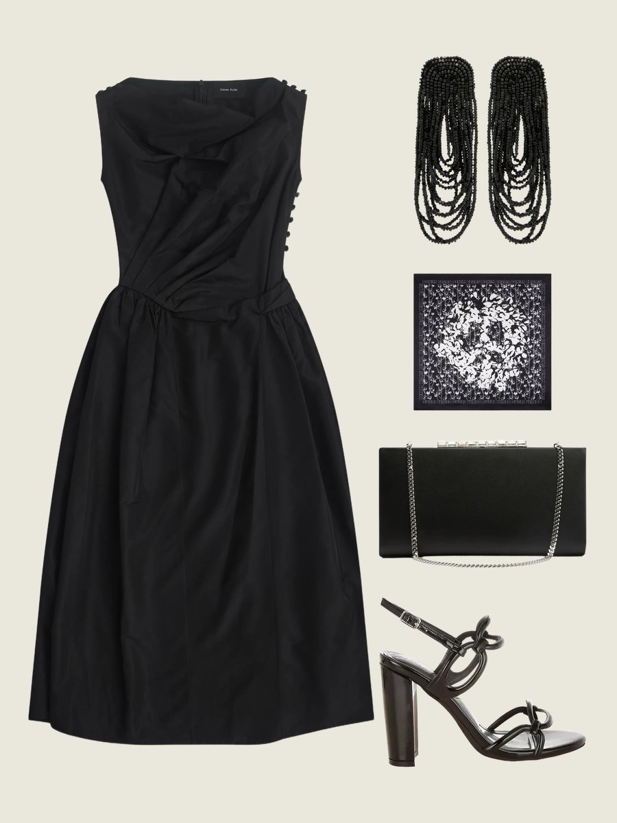 Orchestra Outfit: Female, All Black Sheen