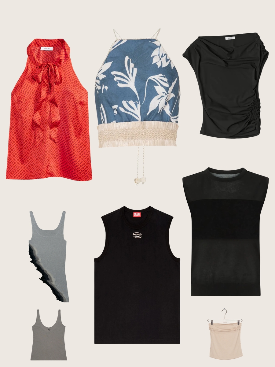 Silver Tank Top: Shine and Dazzle in Style