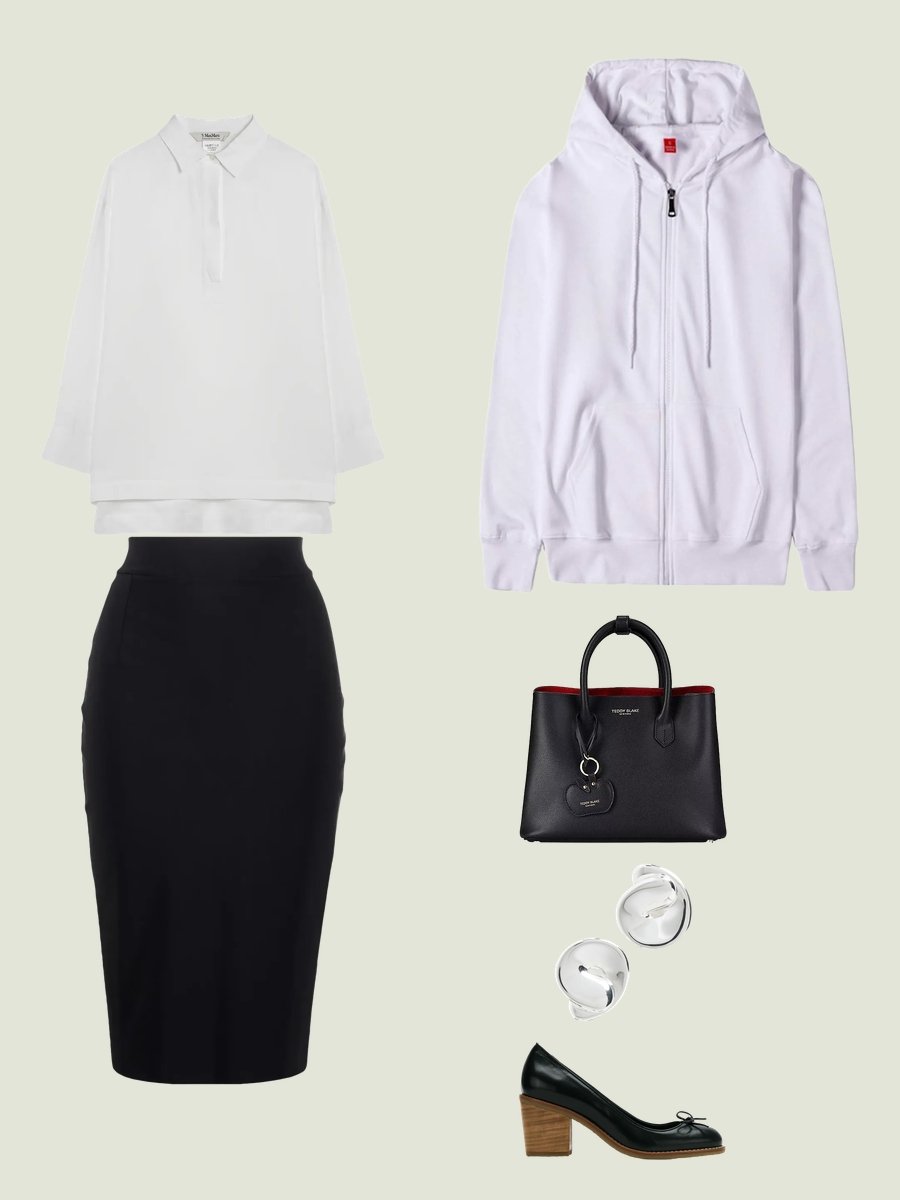 What to Wear with a White Coat: Business Casual Chic