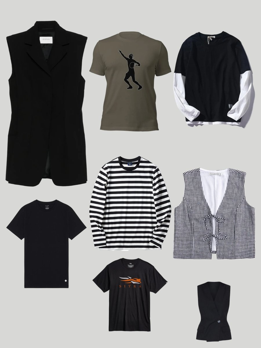 Black Shirt Black Vest: Slay with Style and Finesse