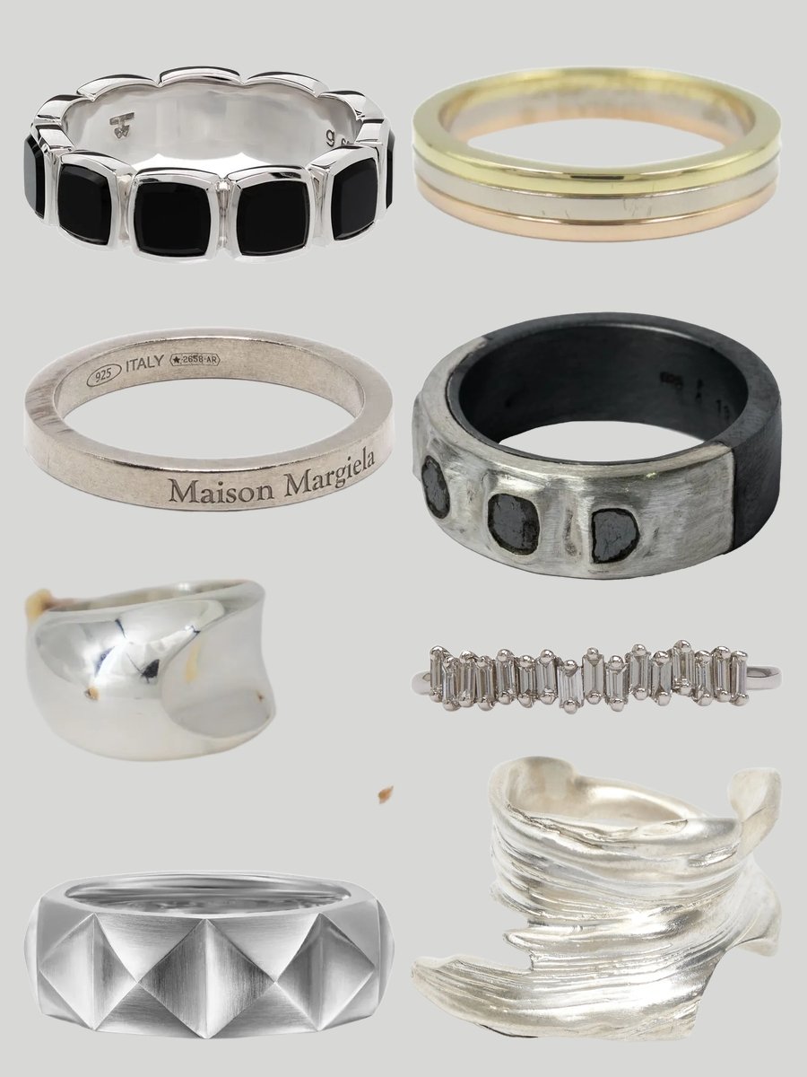 Men's Fashion Rings: The Silver Sleek Revolution