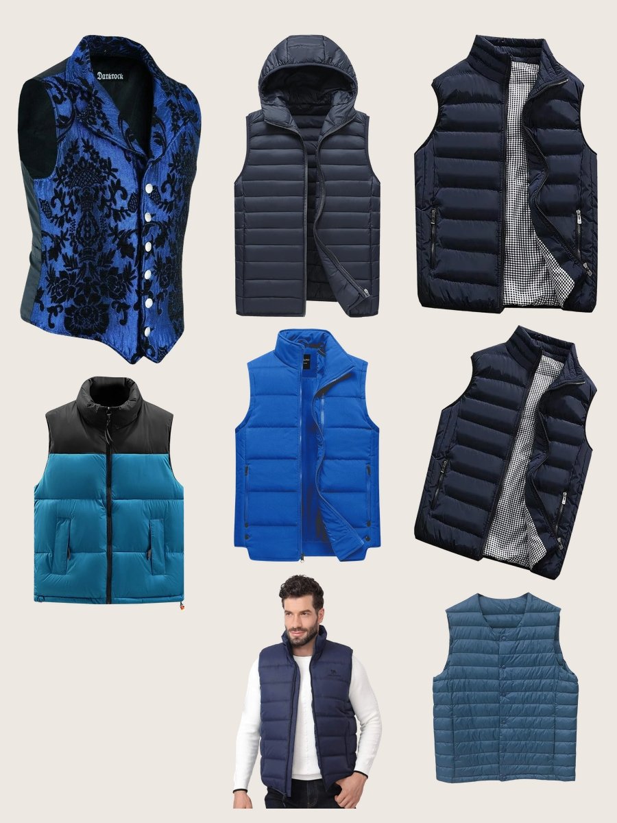 Embrace the Chill: Blue Puffer Vest Styling Done Right
