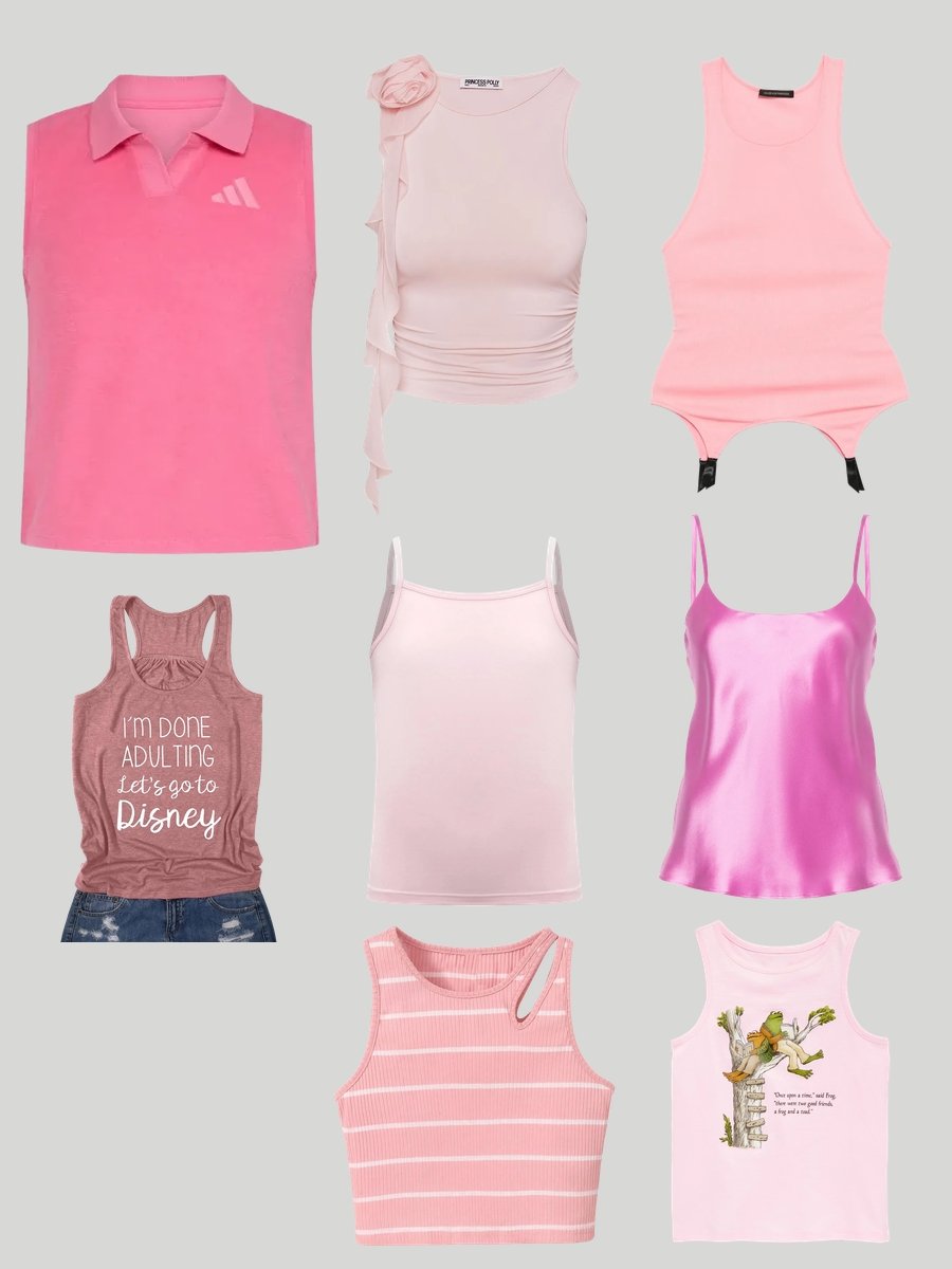 Pink Tank Top Magic: Style It Your Way!