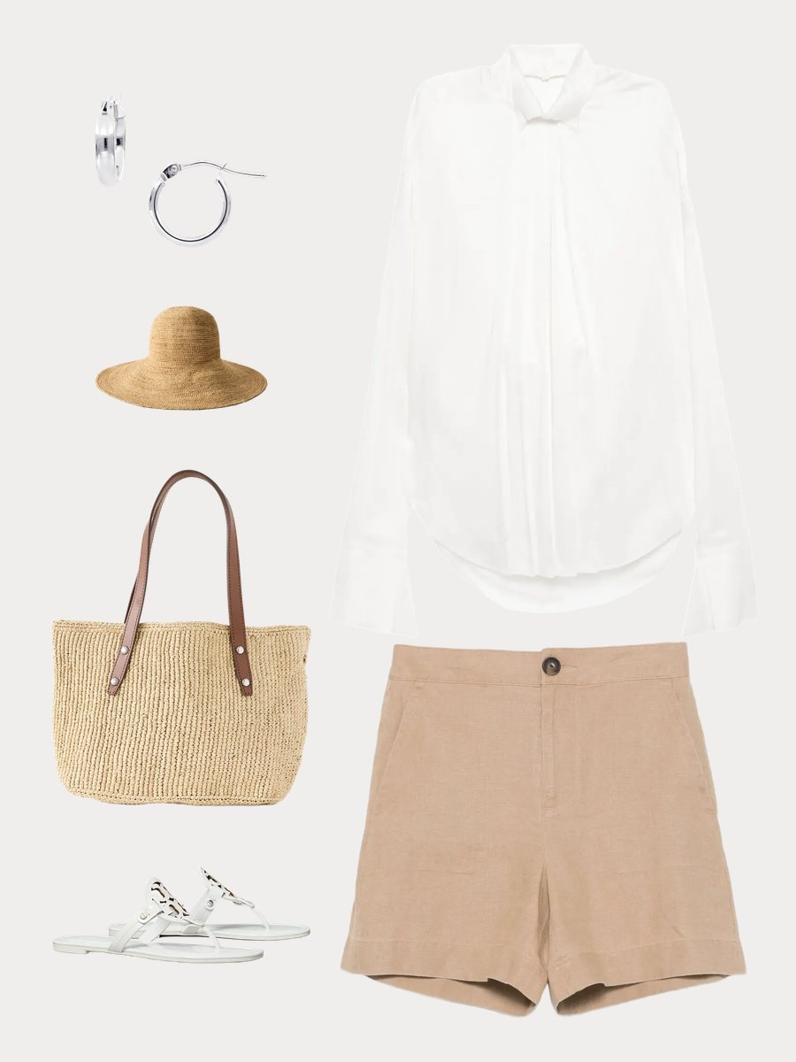 Fashion Clipart: Chic Linen Looks for Summer Days