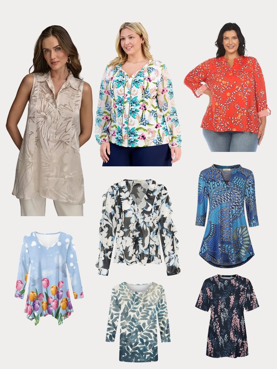 Ladies Tunic Tops: Trendy Floral Perfection!