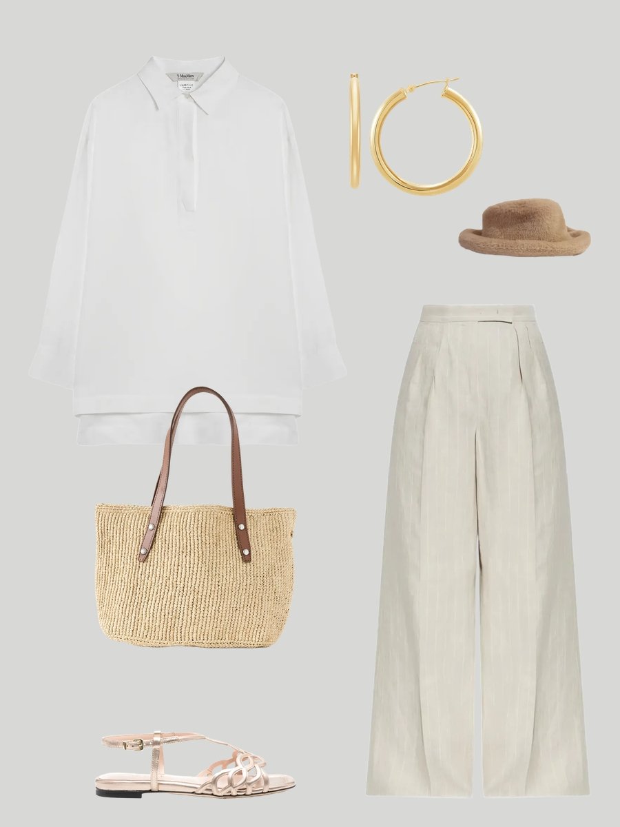 40's Fashion Women: Chic Linen Elegance