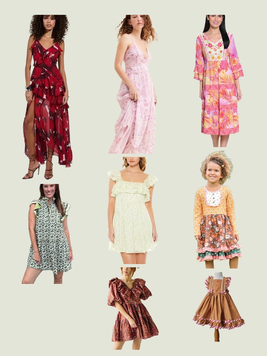 Gingerbread Fashion: Savor Style with Chic Ruffles