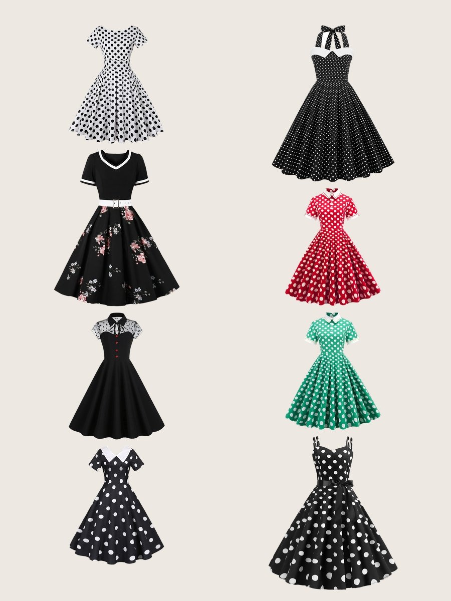 Fifties Fashion Dresses: The Sassy Return of Polka Dot Swing