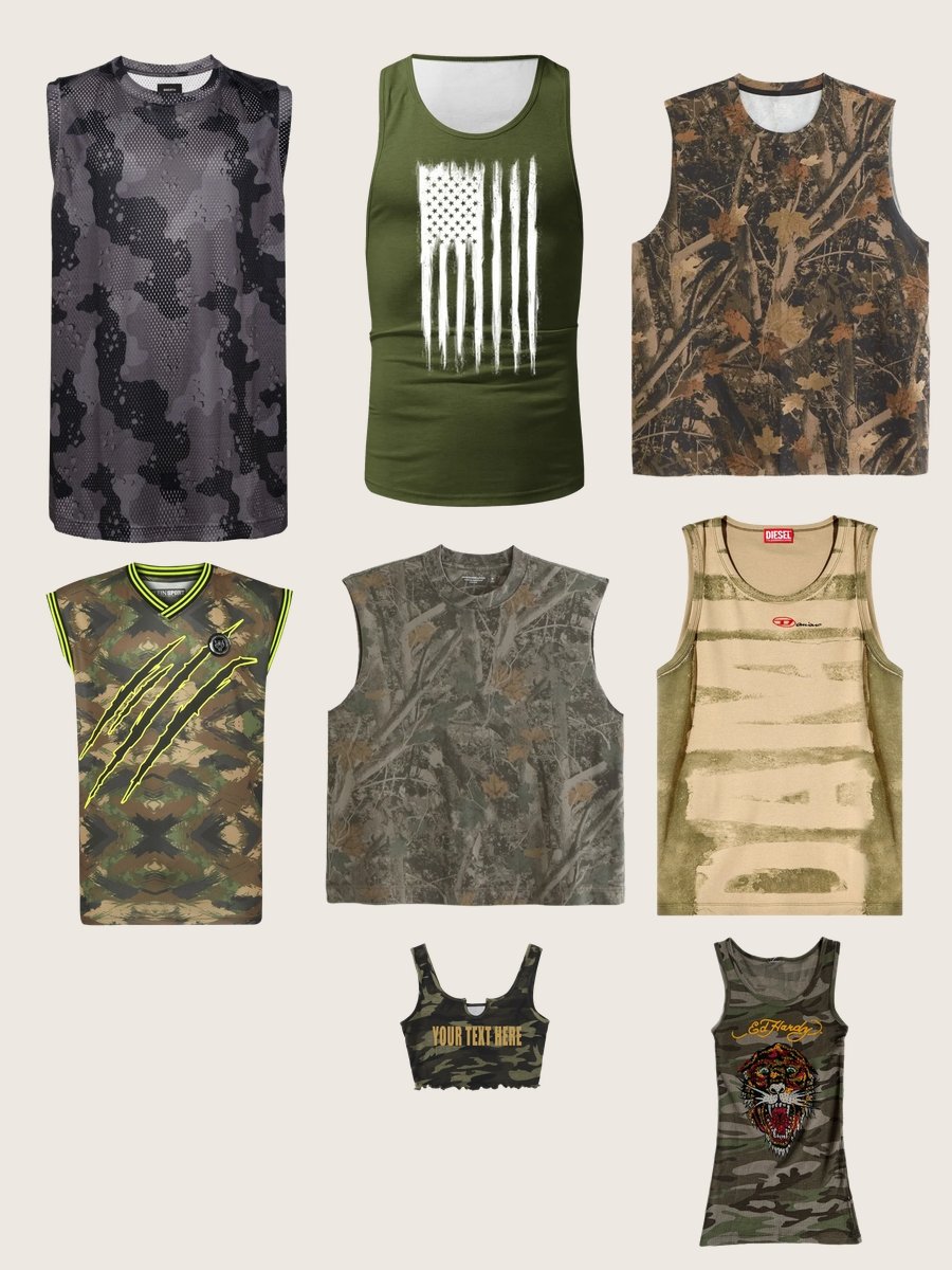 Unleash Your Inner Warrior: Tank Top Camouflage Style