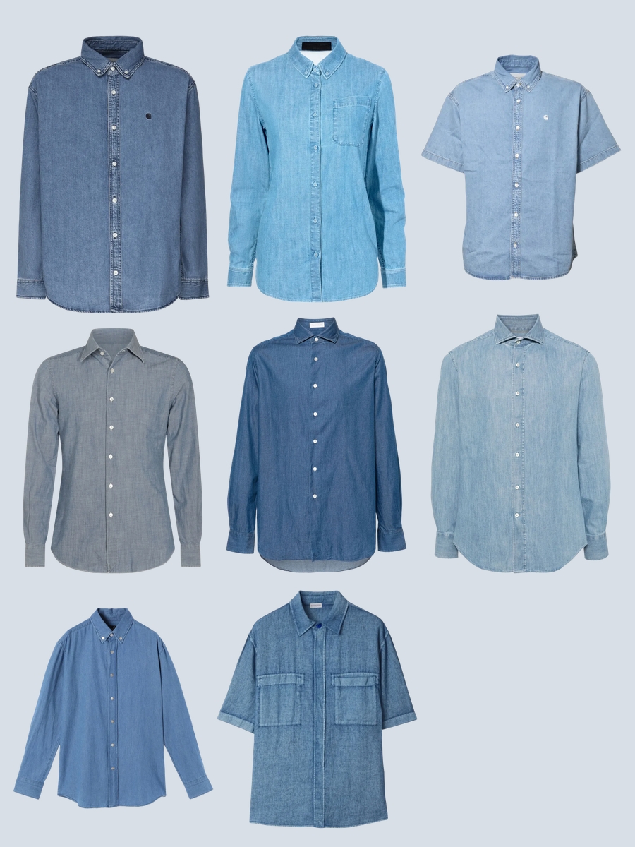 Men's Fashion Shirts: Denim Dreams Unveiled!