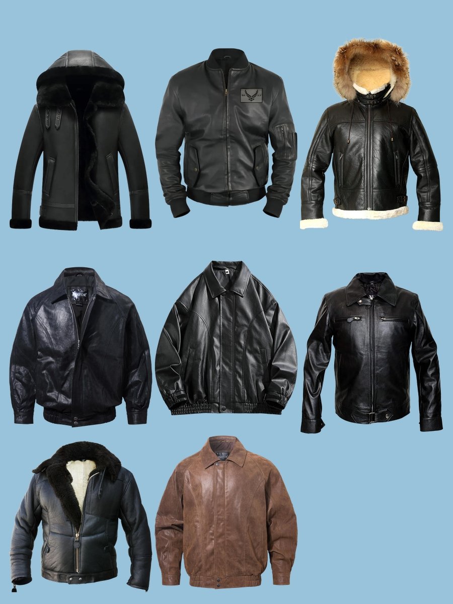 Fly High: Black Leather Flight Jackets in Style