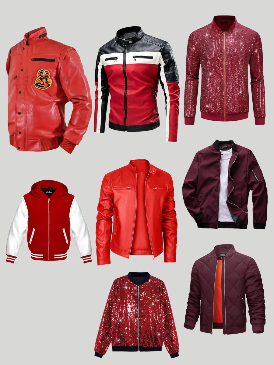 Red Jacket Magic: Men's Bold Wardrobe Staple